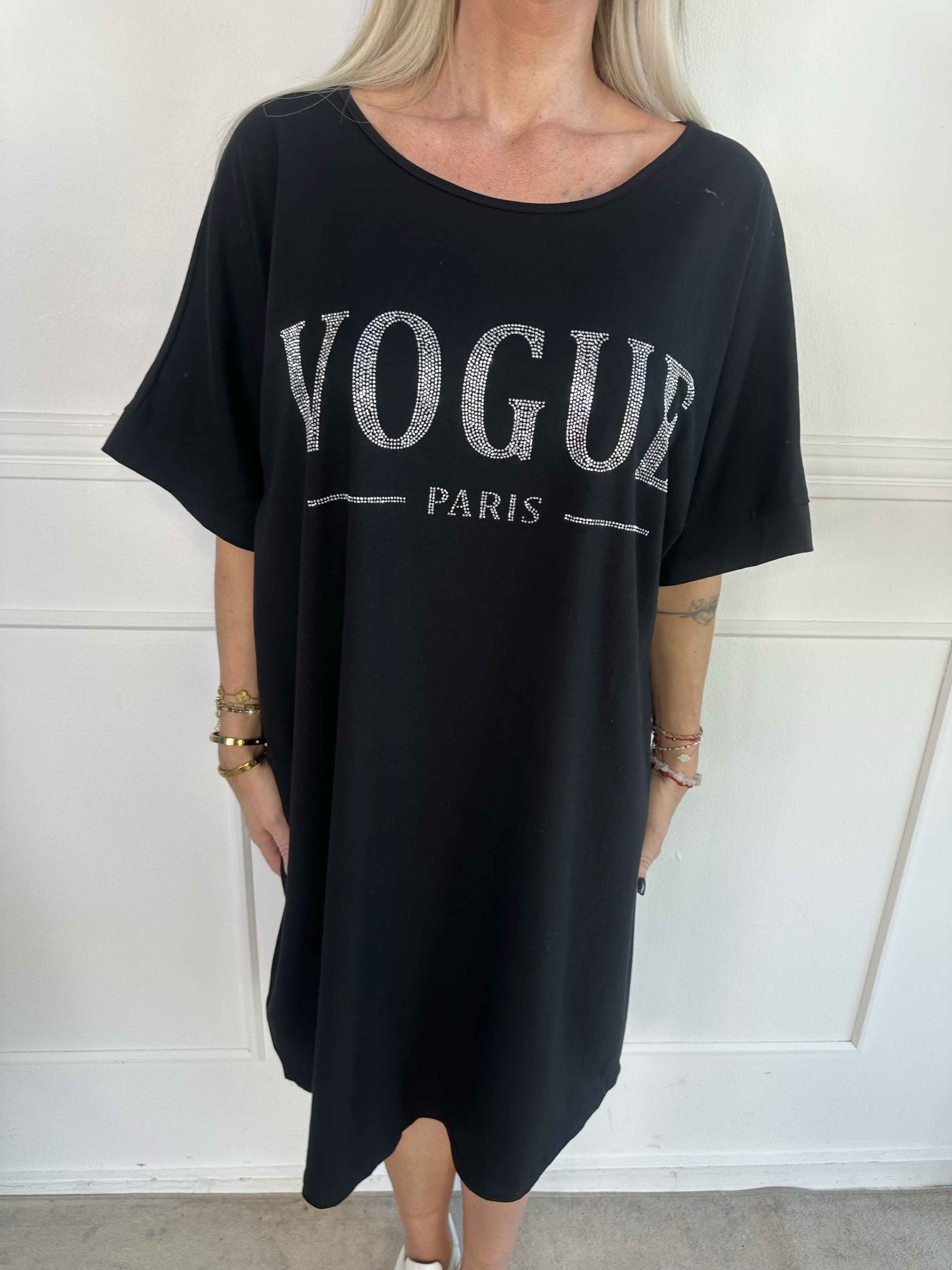 Mintu Dress - T-shirtkjole i bomuld med similisten